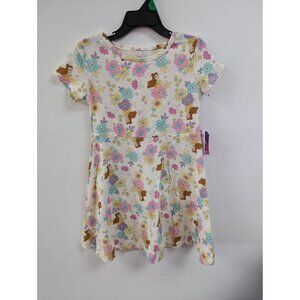 Belle Princess Print Toddler Girls Skater Dress Size 5T New